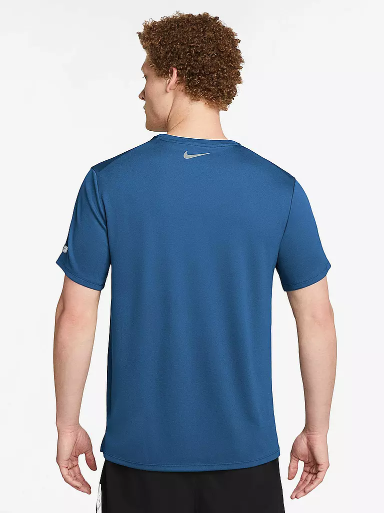 NIKE | Herren Laufshirt Miler Flash Dri-FIT UV | grau