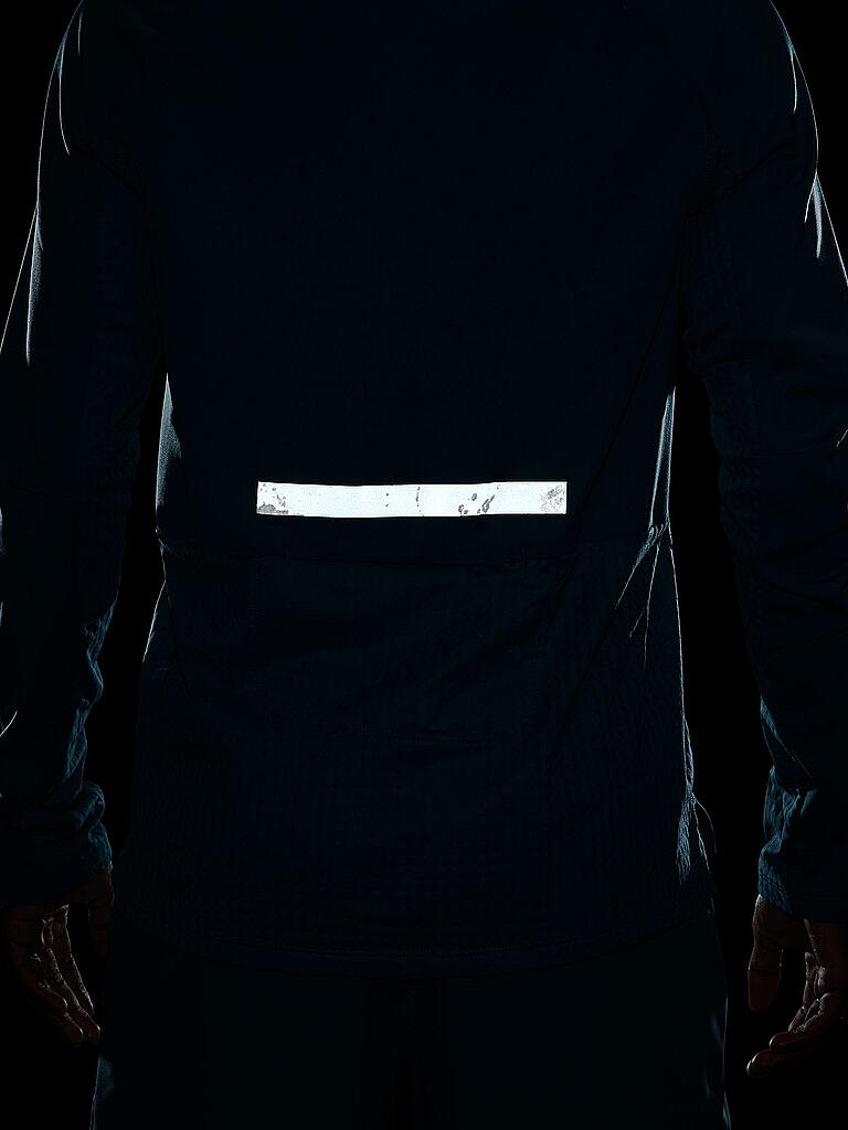 NIKE | Herren Laufshirt Therma-FIT Run Division | petrol