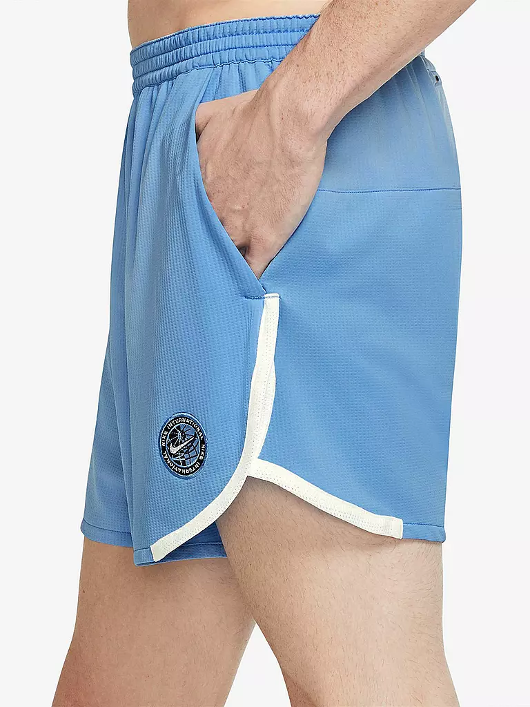 NIKE | Herren Laufshort Dri-FIT Heritage 4"  | blau