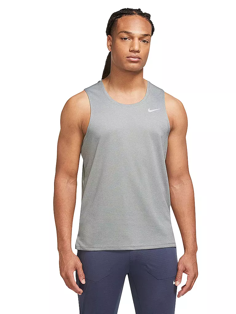 NIKE | Herren Lauftank Dri-FIT Miler | grau