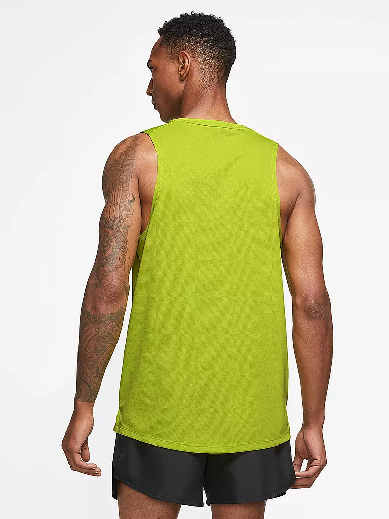 NIKE | Herren Lauftank Dri-FIT Miler | grün