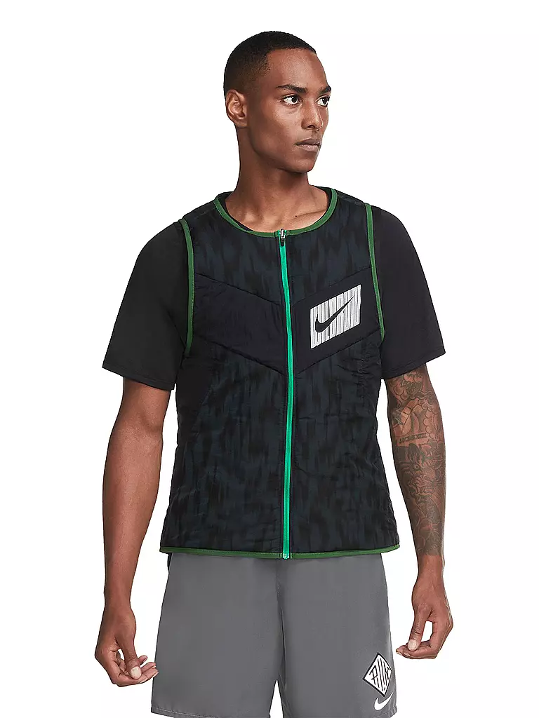 NIKE | Herren Laufweste Aerolayer Wild Run | grün