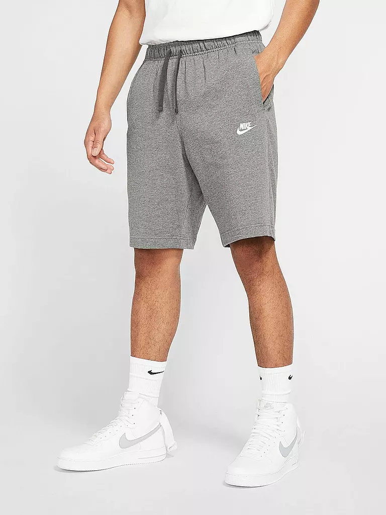 NIKE | Herren Short Nike Sportswear Club Fleece | grau