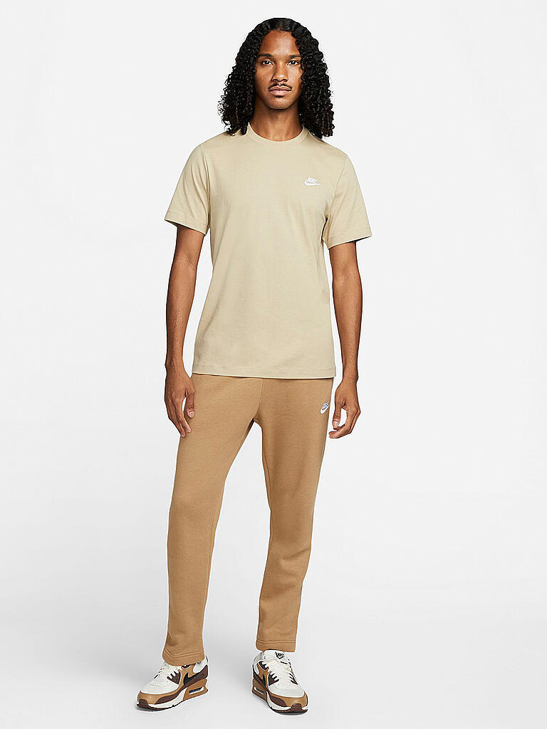 NIKE | Herren T-Shirt Nike Sportswear Club | beige