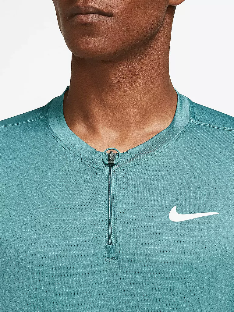 NIKE | Herren Tennispolo NikeCourt Dri-FIT Advantage | petrol