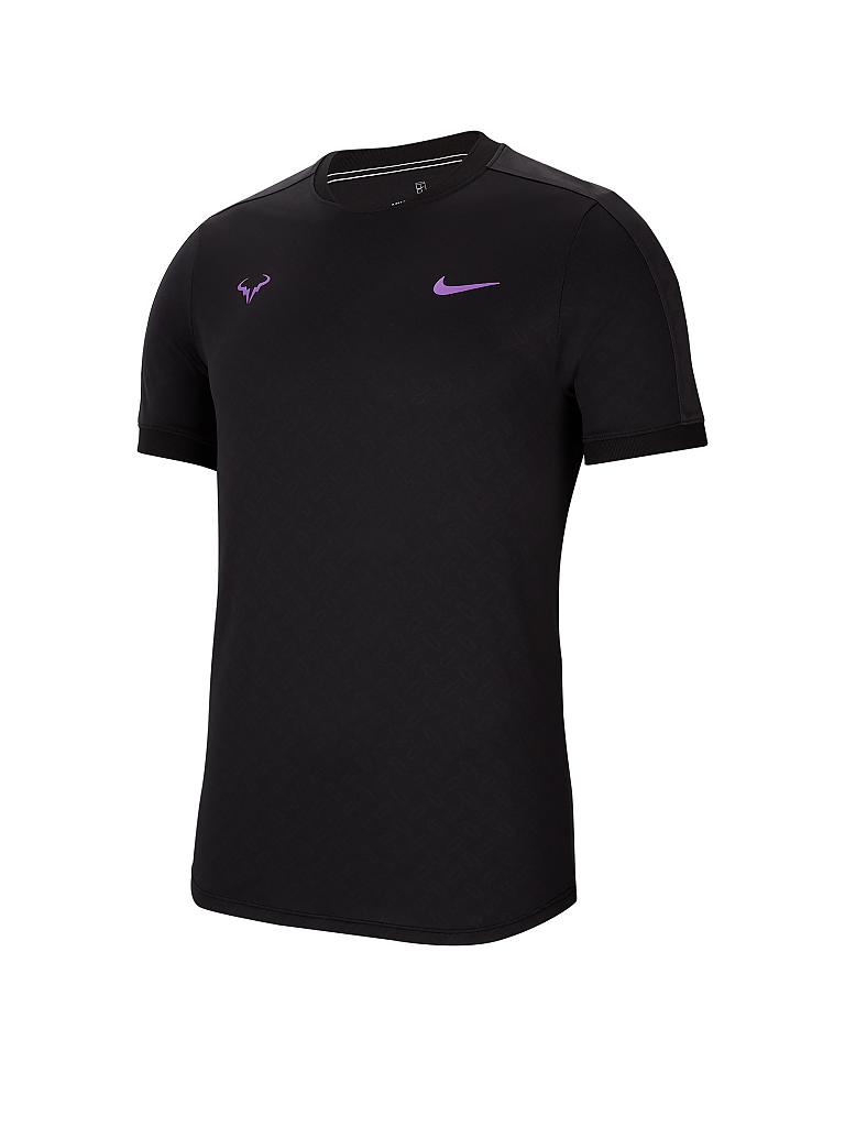 NIKE | Herren Tennisshirt NikeCourt AeroReact Rafa | schwarz