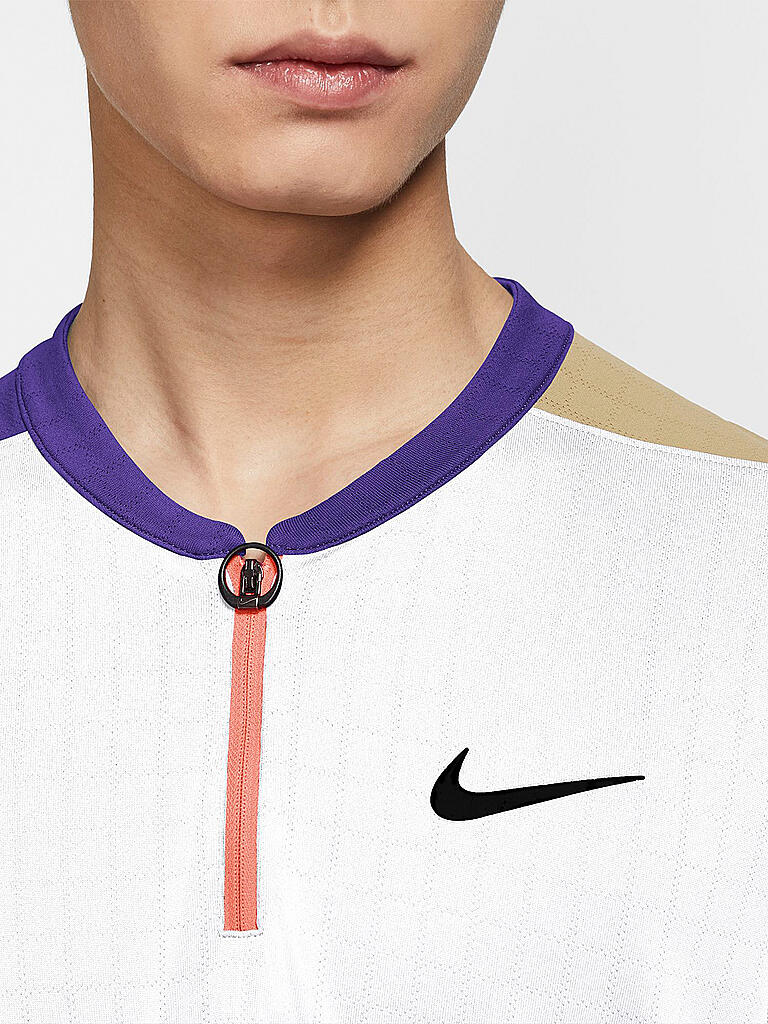 NIKE | Herren Tennisshirt NikeCourt Breathe Slam | weiß