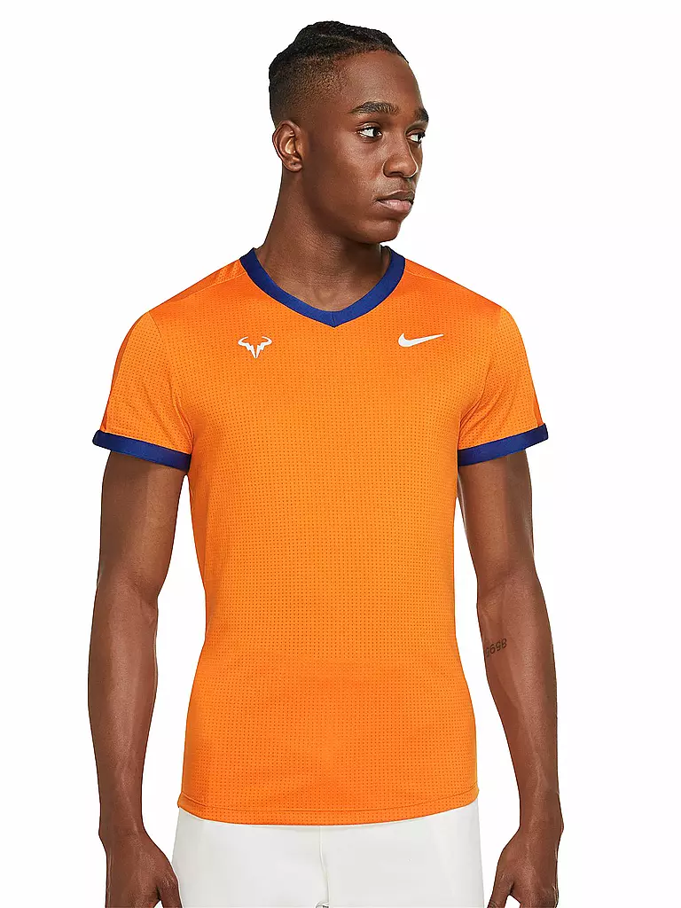 NIKE | Herren Tennisshirt NikeCourt Dri-FIT ADV Rafa | orange