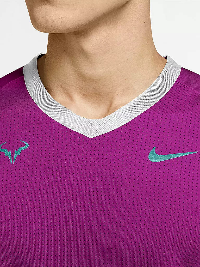 NIKE | Herren Tennisshirt NikeCourt Dri-FIT ADV Rafa | lila