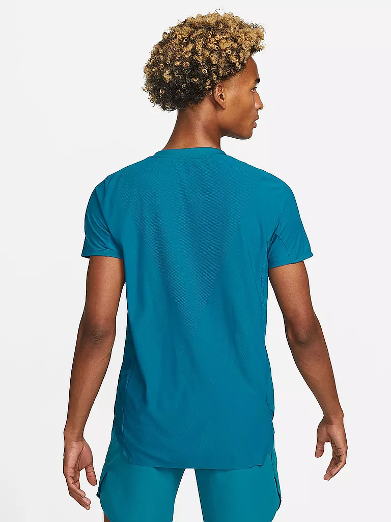 NIKE | Herren Tennisshirt NikeCourt Dri-FIT ADV Slam | petrol