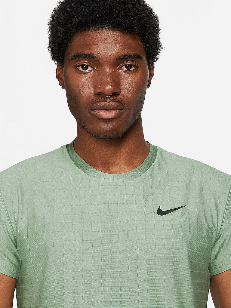 NIKE | Herren Tennisshirt NikeCourt Dri-FIT Advantage | hellgrün