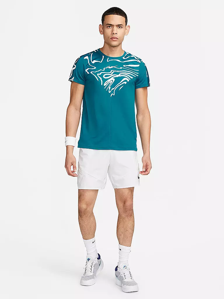 NIKE | Herren Tennisshirt NikeCourt Dri-FIT Slam | petrol