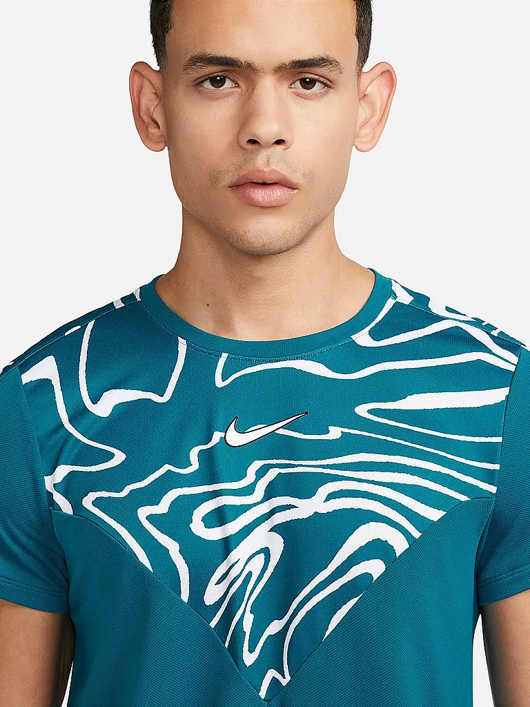 NIKE | Herren Tennisshirt NikeCourt Dri-FIT Slam | petrol