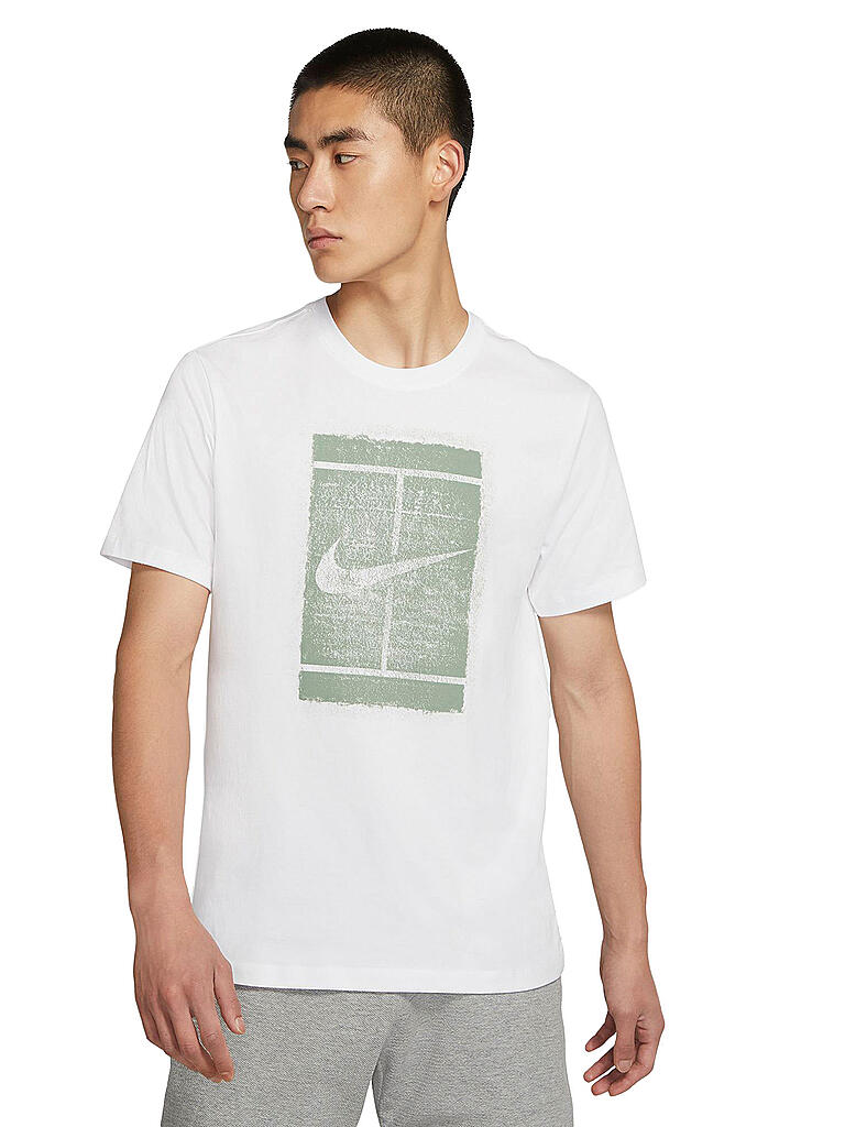 NIKE | Herren Tennisshirt NikeCourt | weiß