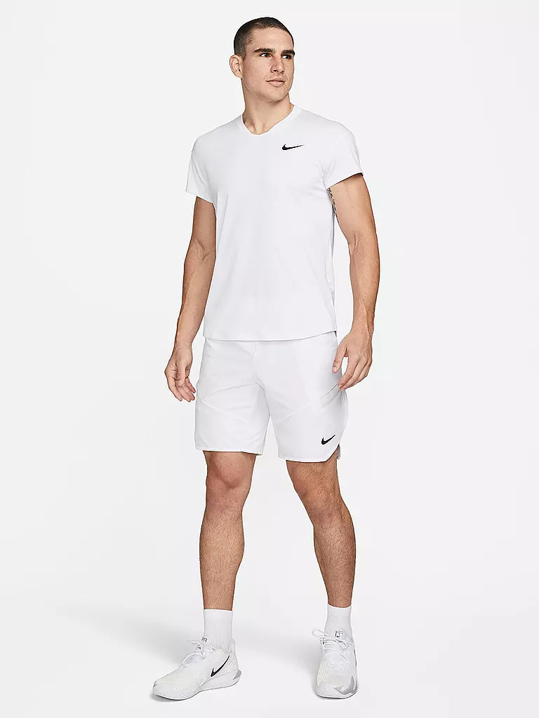 NIKE | Herren Tennisshort NikeCourt Dri-FIT Advantage | weiss