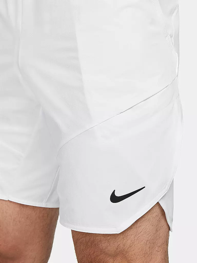 NIKE | Herren Tennisshort NikeCourt Dri-FIT Advantage | weiss