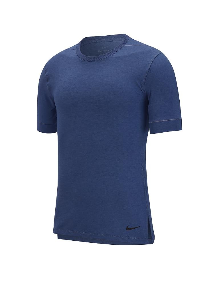 NIKE | Herren Yoga-Shirt Dri-FIT | blau