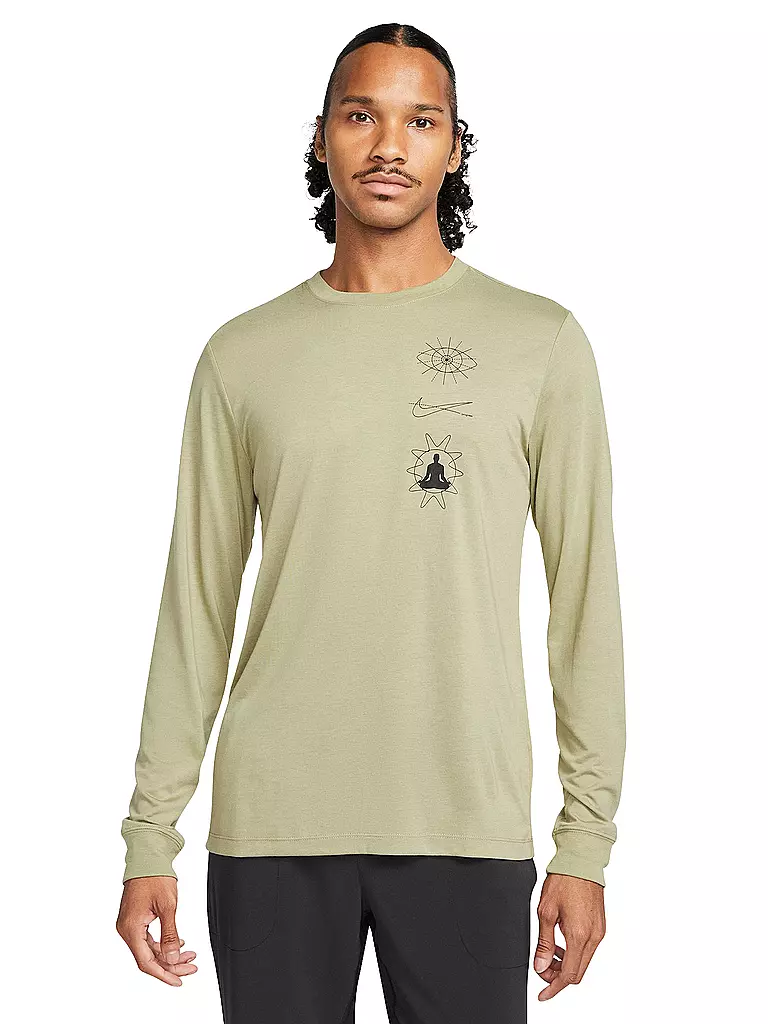 NIKE | Herren Yogashirt Dri-FIT | olive