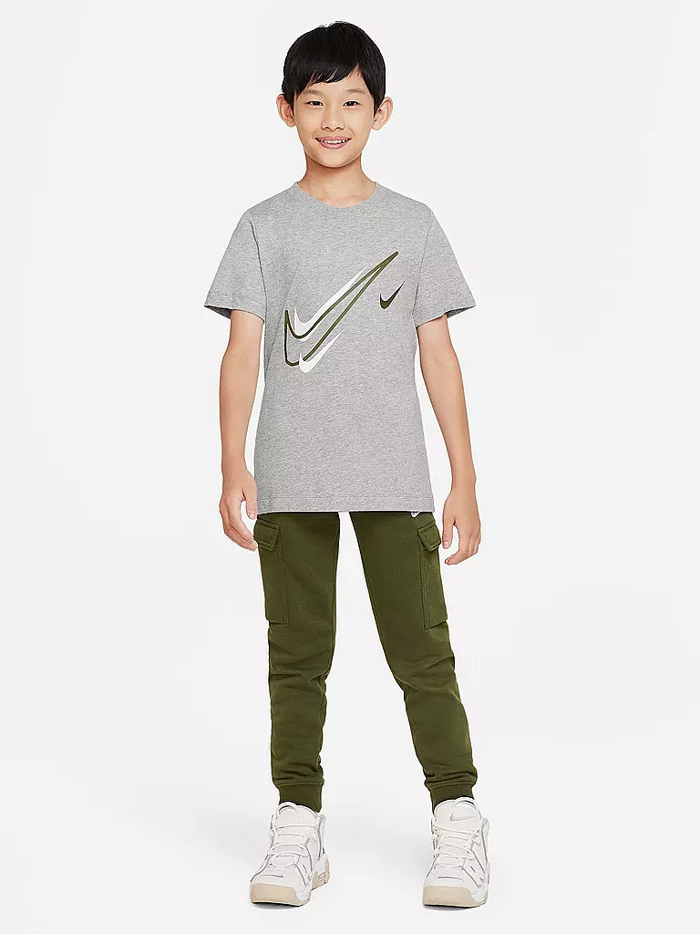 NIKE | Jungen Fitnessshirt Sportswear | grau