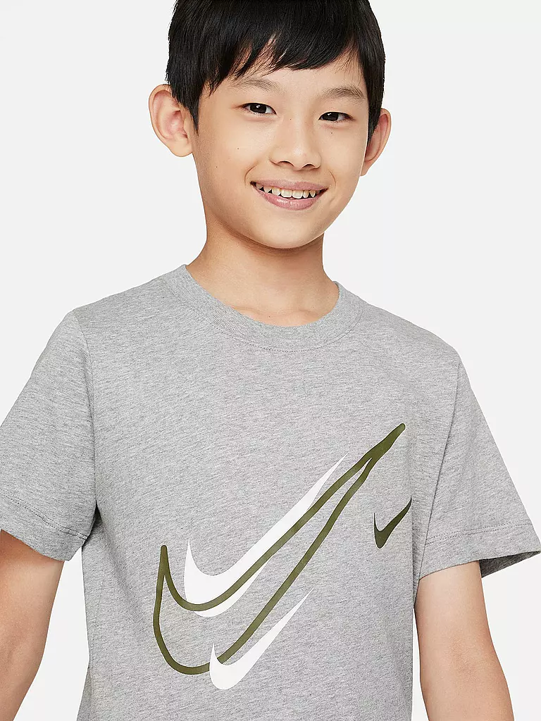 NIKE | Jungen Fitnessshirt Sportswear | grau