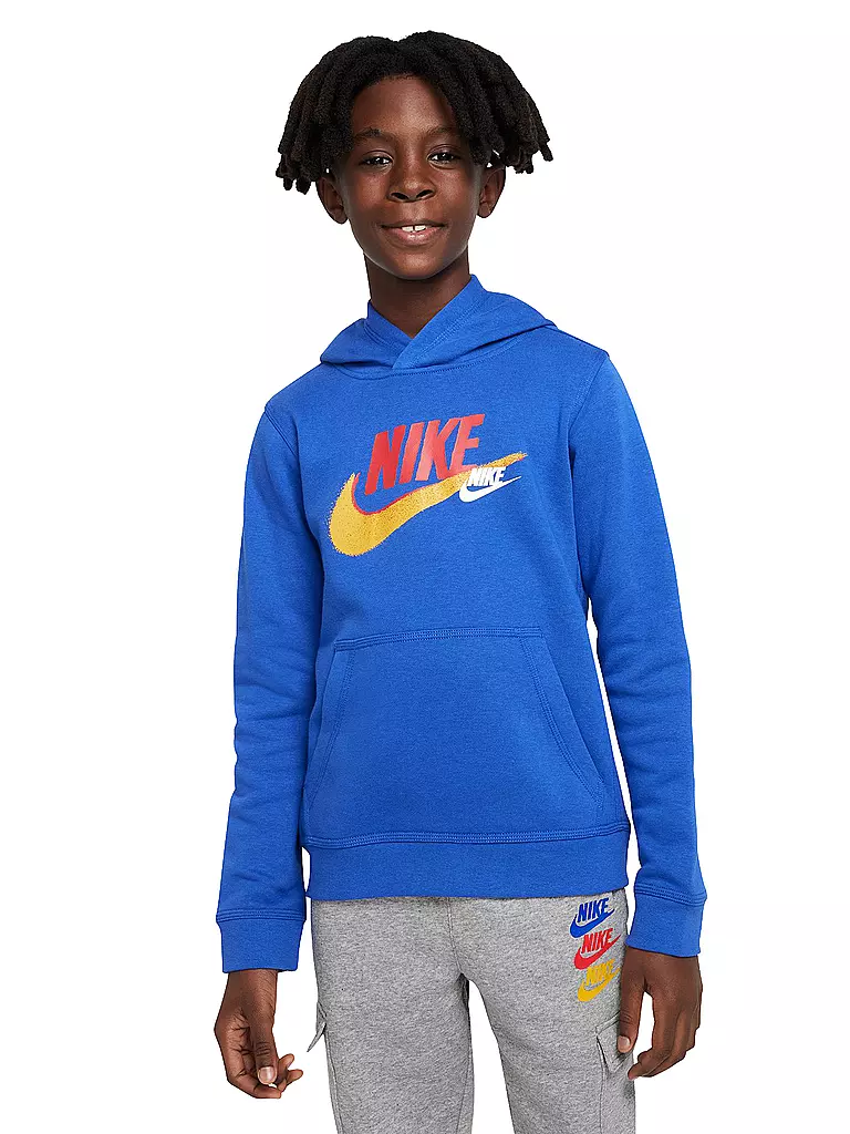 NIKE | Jungen Hoodie Sportswear Standard Issue | blau