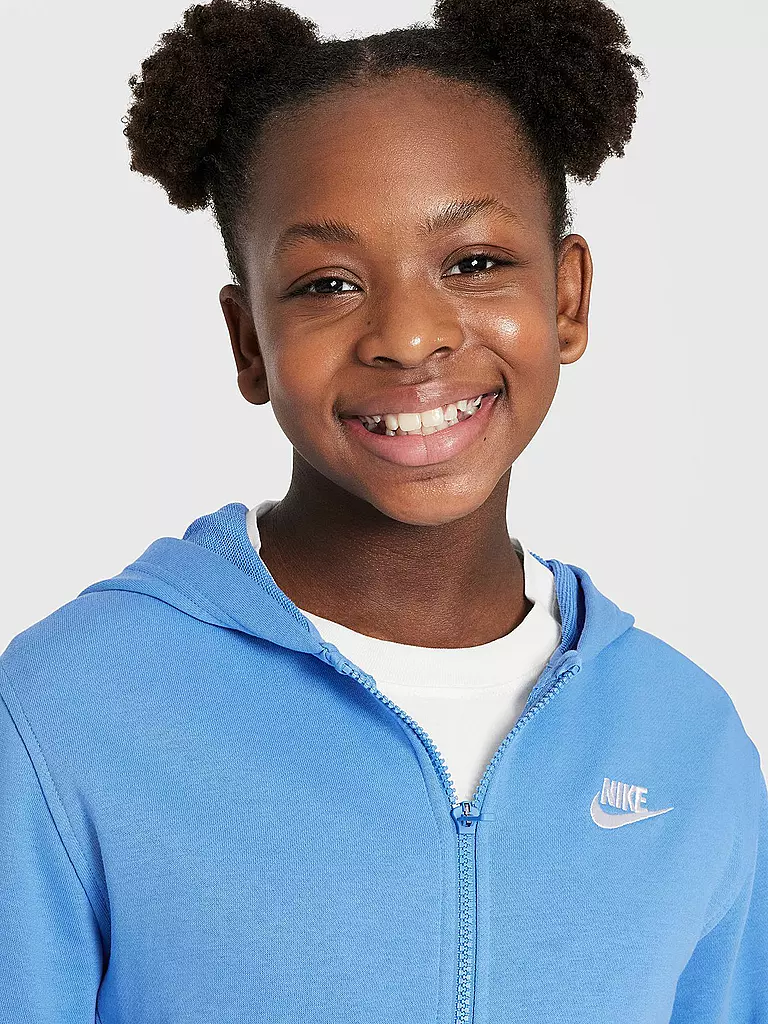 NIKE | Jungen Kapuzenjacke NSW Club French Terry | hellblau