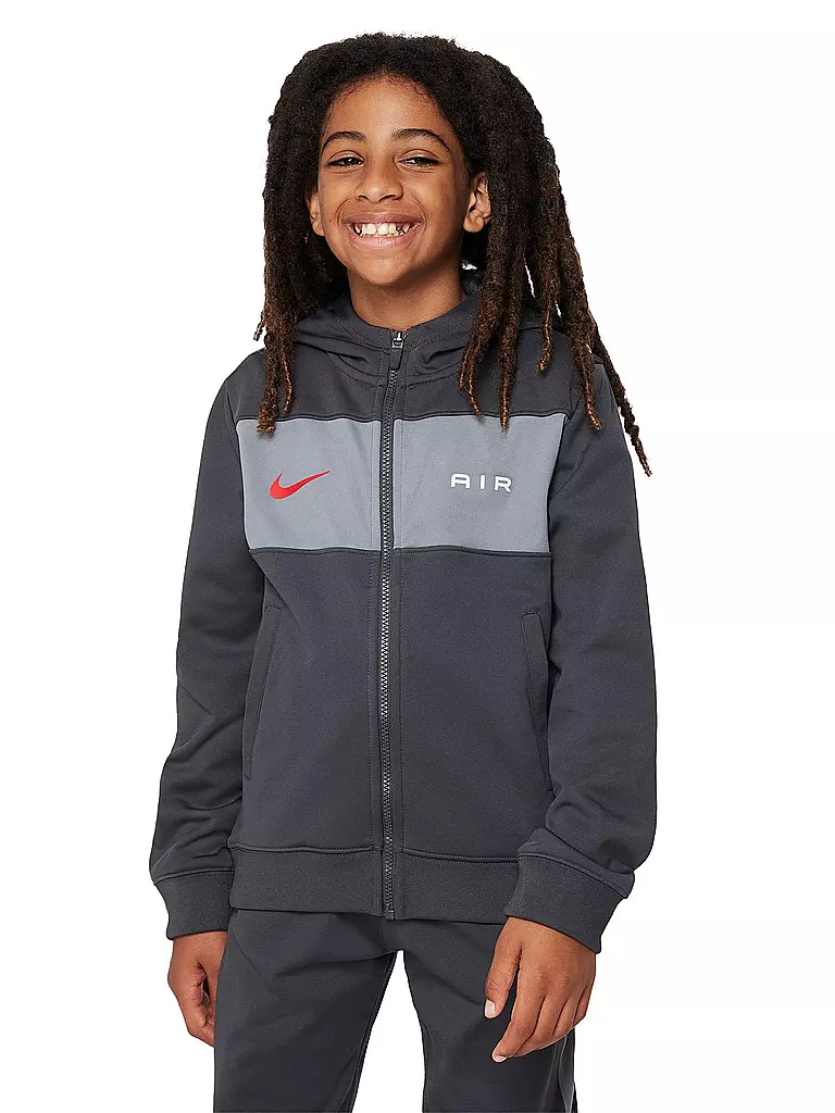 NIKE | Jungen Kapuzenjacke Sportswear Air  | grau