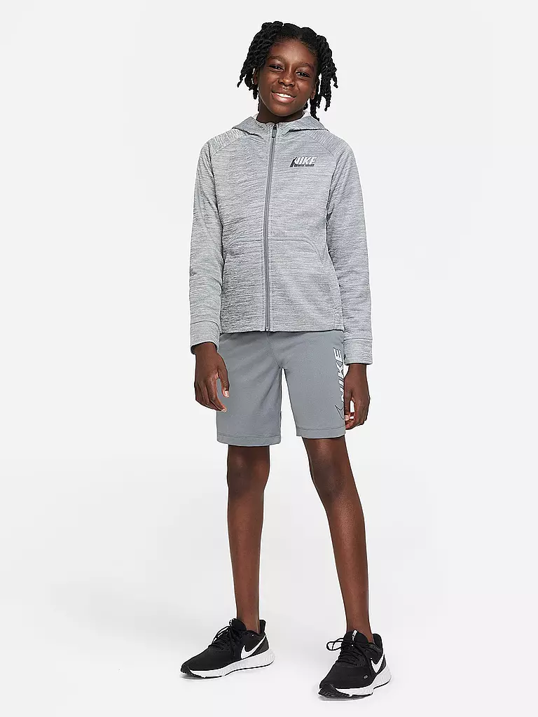 NIKE | Jungen Kapuzenjacke Therma-FIT | grau