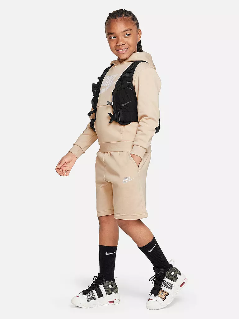 NIKE | Jungen Short Sportswear Club Fleece | camel