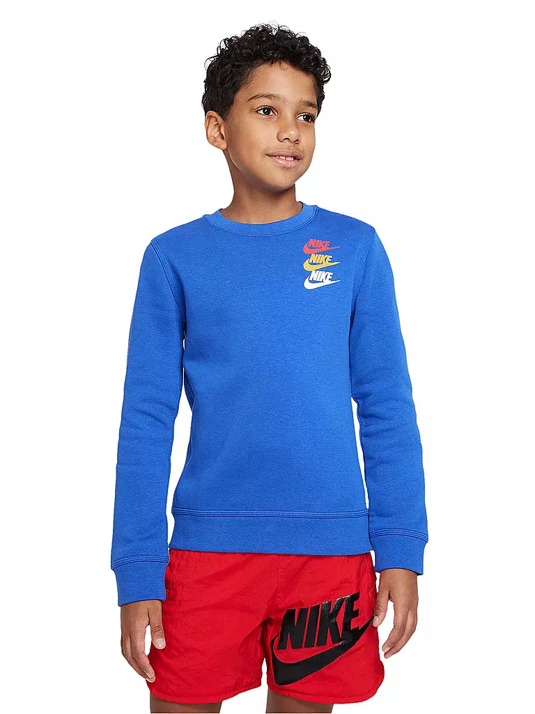 NIKE | Jungen Sweater Sportswear Standard Issue | blau