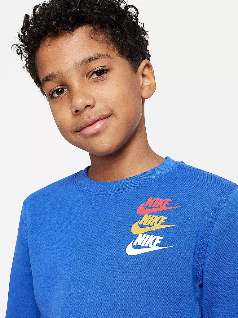 NIKE | Jungen Sweater Sportswear Standard Issue | blau