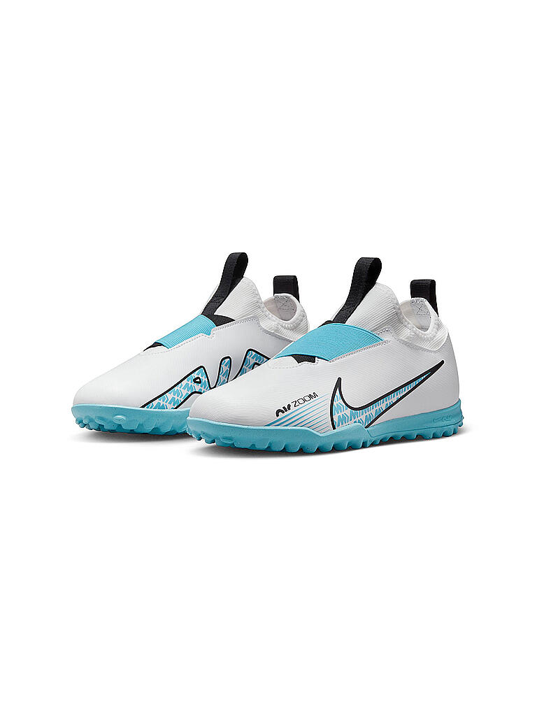 NIKE | Kinder Fußballschuhe Turf Jr. Zoom Mercurial Vapor 15 Academy TF | weiss