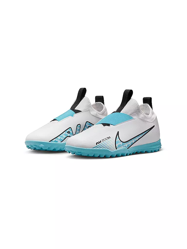 NIKE | Kinder Fußballschuhe Turf Jr. Zoom Mercurial Vapor 15 Academy TF | weiss