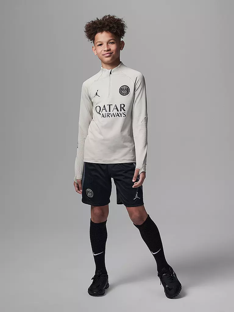 NIKE | Kinder Fußballshort Paris Saint-Germain Strike Jordan Third | schwarz