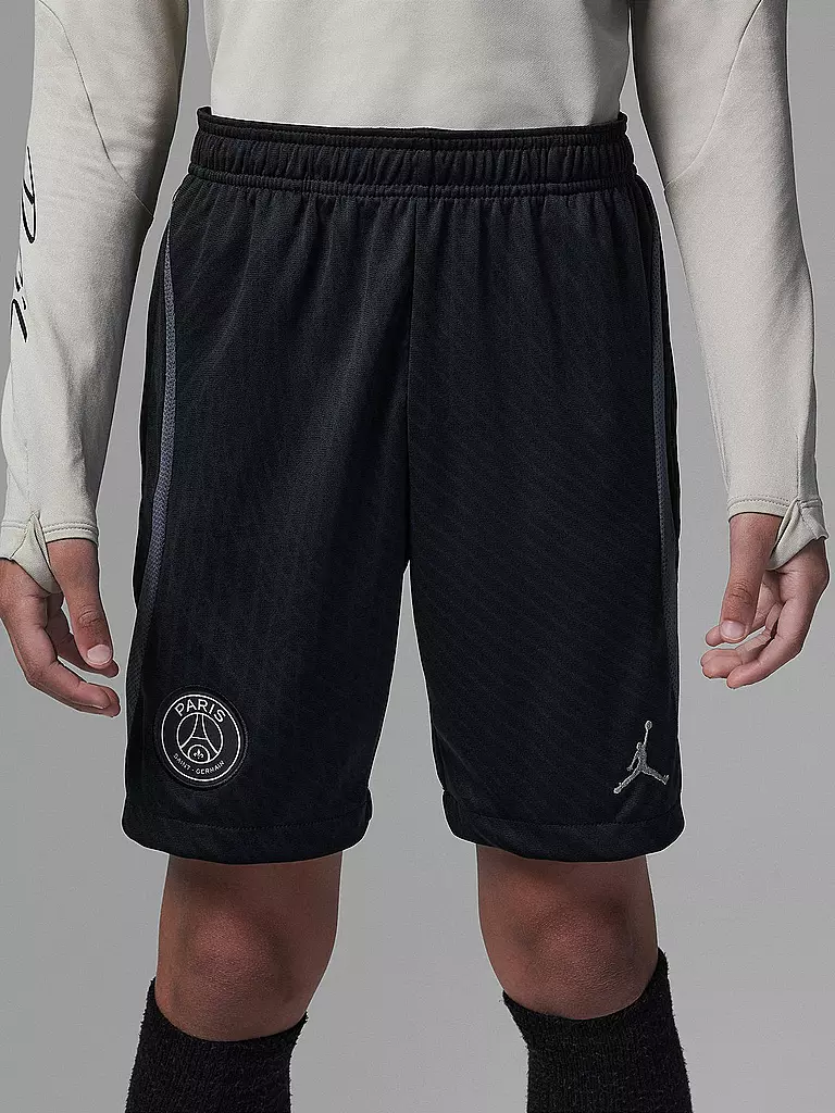 NIKE | Kinder Fußballshort Paris Saint-Germain Strike Jordan Third | schwarz