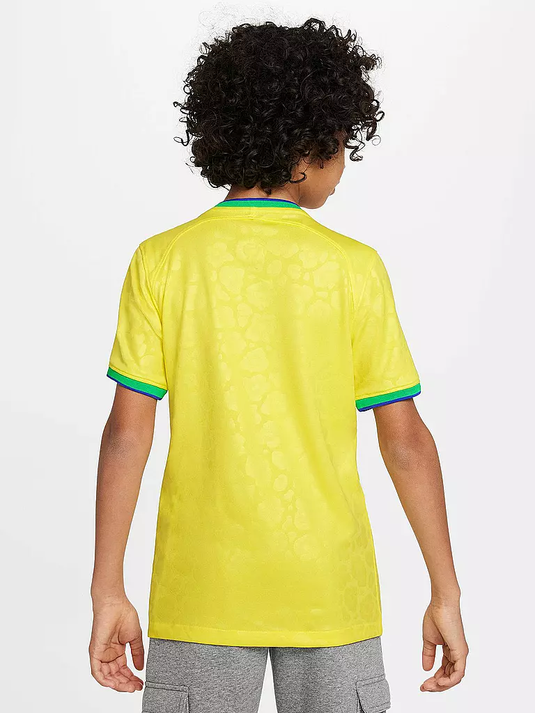 NIKE | Kinder Heimtrikot Brasilien WM 2022 | gelb