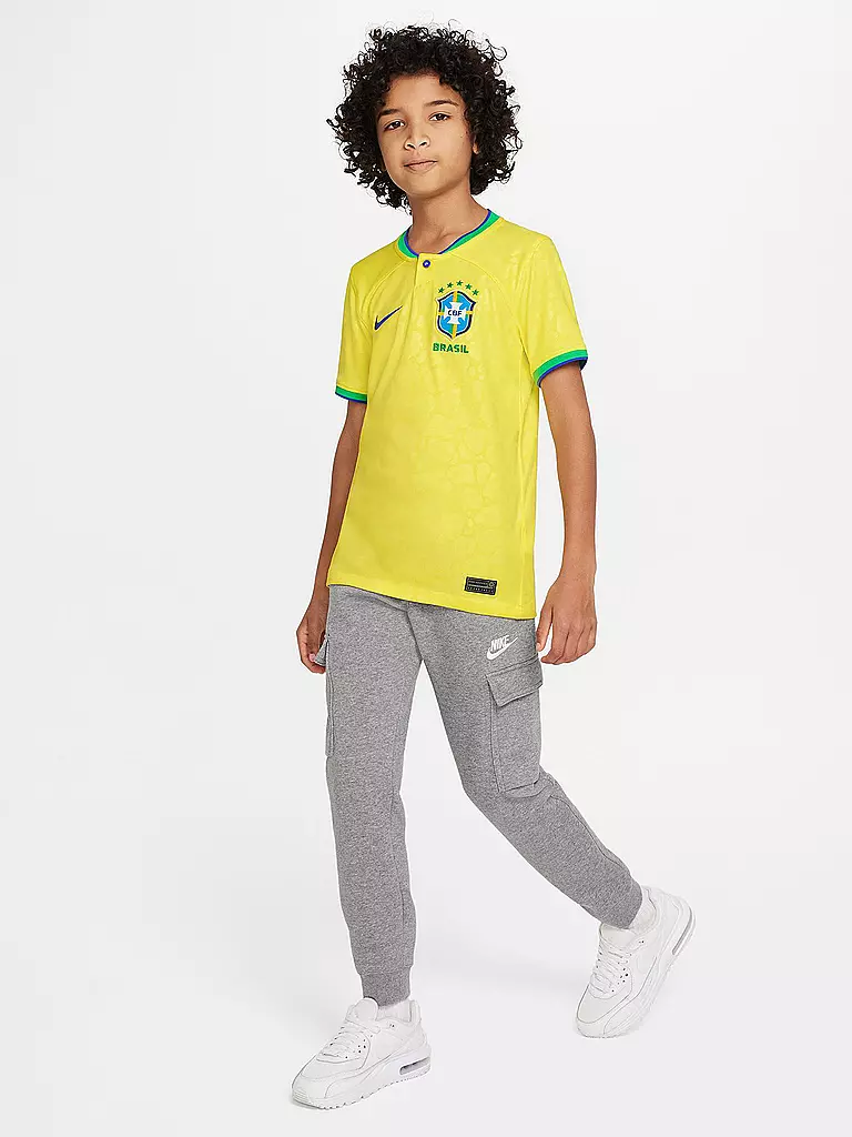 NIKE | Kinder Heimtrikot Brasilien WM 2022 | gelb