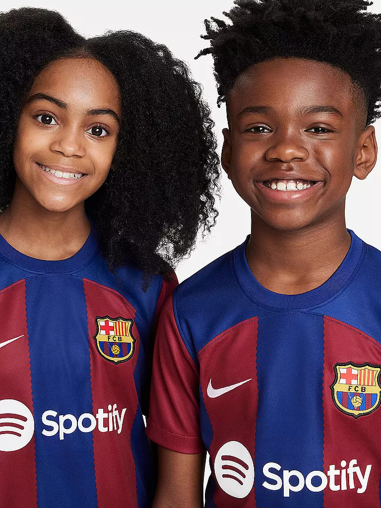 NIKE | Kinder Heimtrikot FC Barcelona 2023/24 Stadium | blau