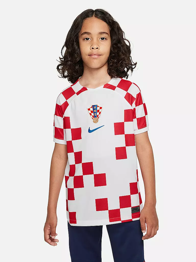 NIKE | Kinder Heimtrikot Kroatien WM 2022 | weiss