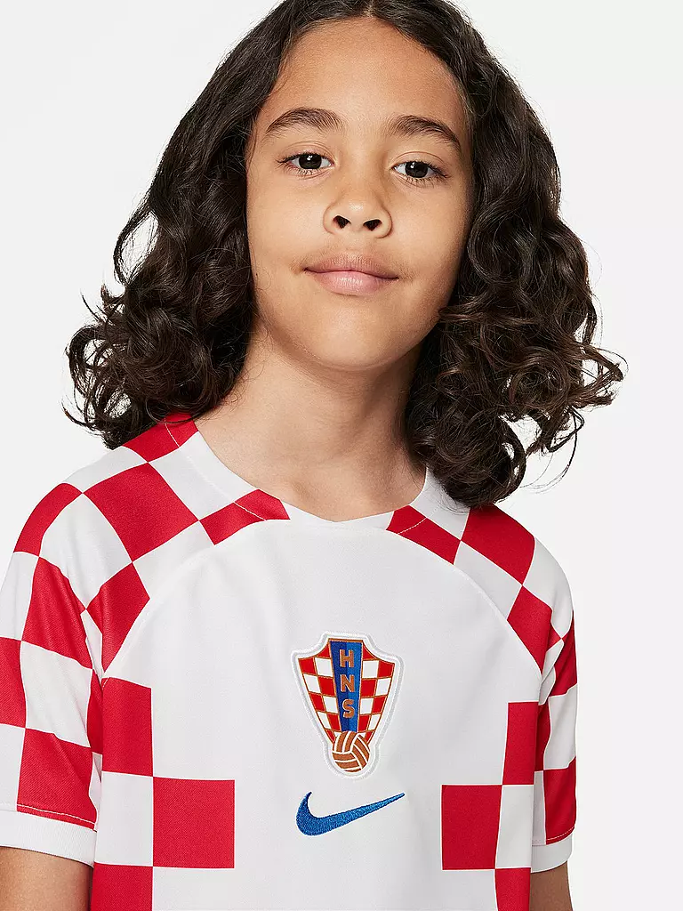 NIKE | Kinder Heimtrikot Kroatien WM 2022 | weiss