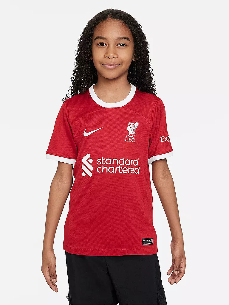 NIKE | Kinder Heimtrikot Liverpool FC 2023/24 Stadium | rot