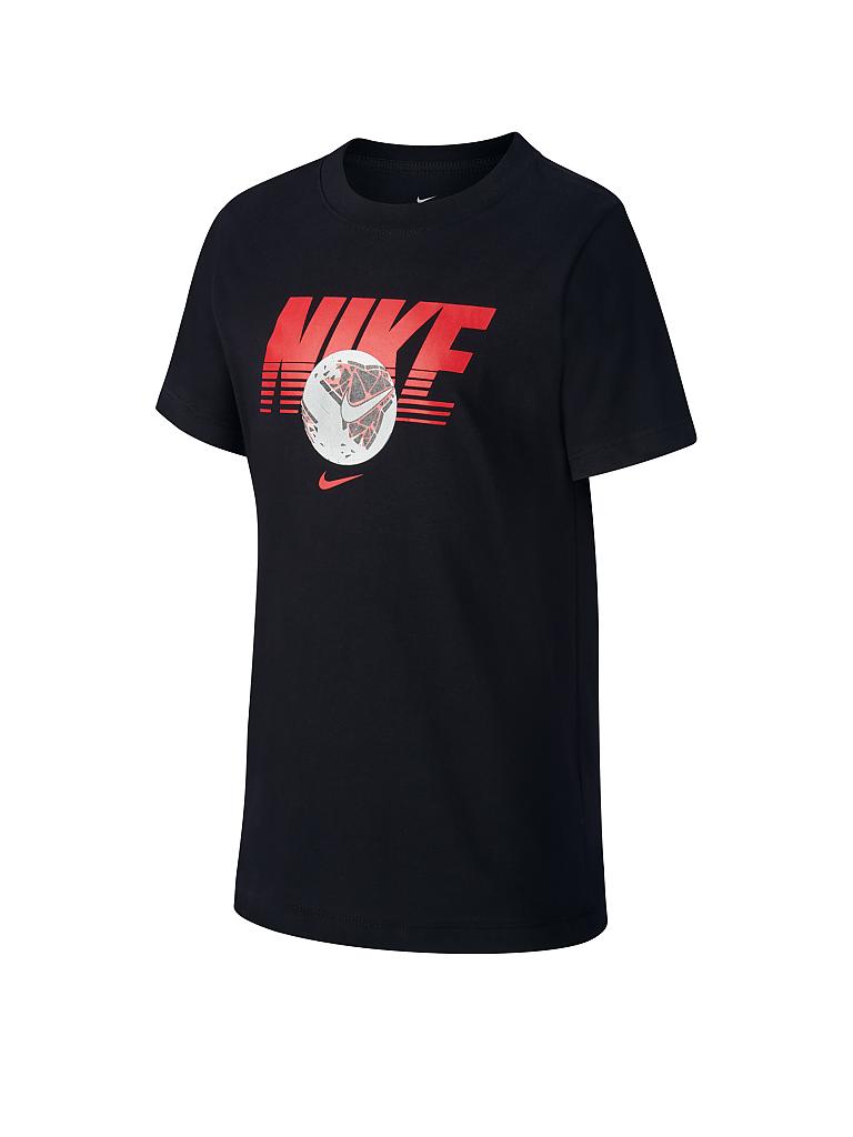 NIKE | Kinder T-Shirt Nike Sportswear Soccer Ball | schwarz