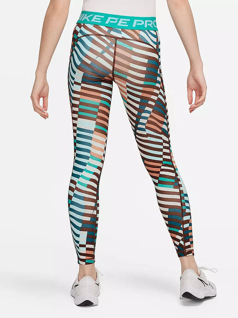 NIKE | Mädchen Fitnesstight Dri-FIT | petrol