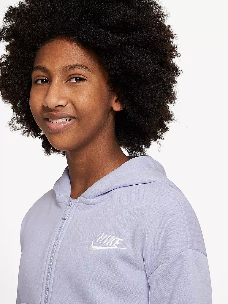 NIKE | Mädchen Kapuzenjacke Sportswear Club Fleece | lila