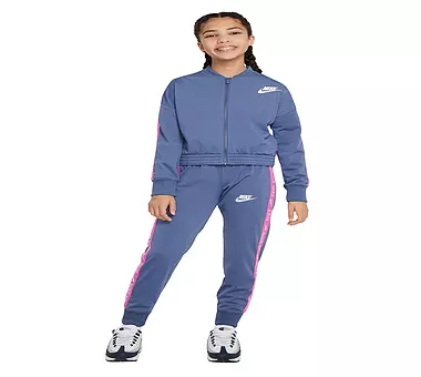 NIKE Mädchen Trainingsanzug blau