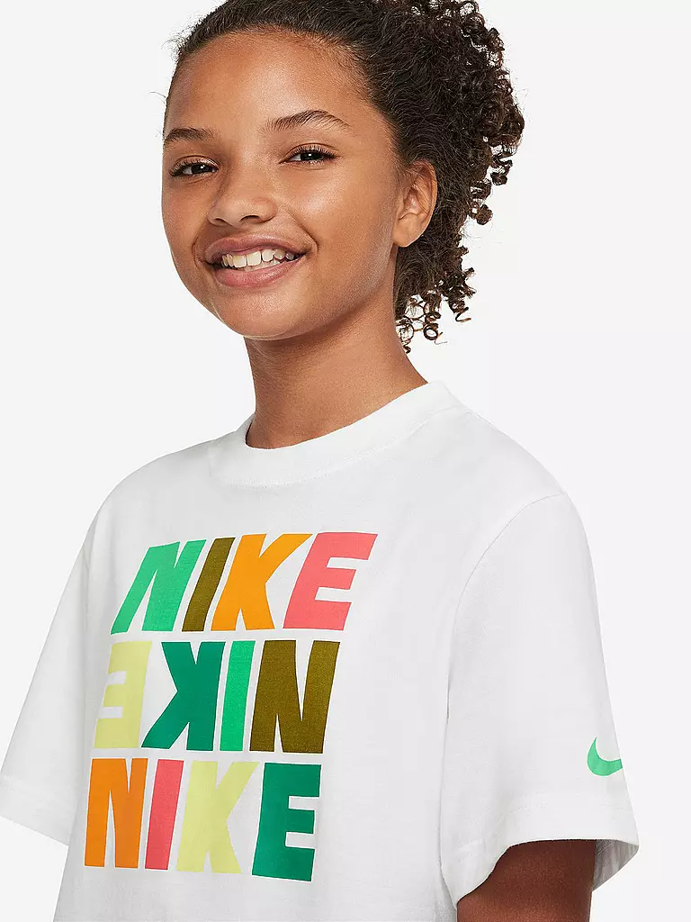 Buch Für 9 Jährige Mädchen NIKE Mädchen T-Shirt Sportswear weiss