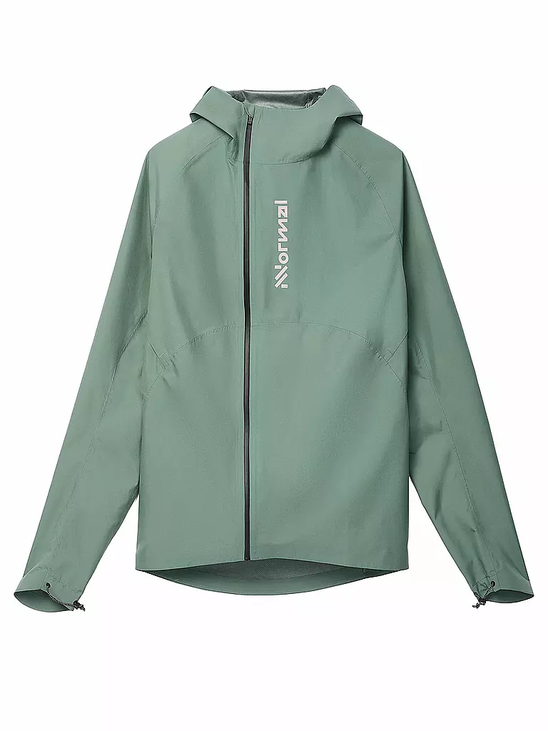 NNORMAL | Damen Laufjacke Trail Rain | dunkelgrün