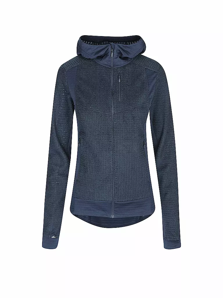 NORRØNA | Damen Fleecejacke falketind  alpha120 Zip Hoodie | blau
