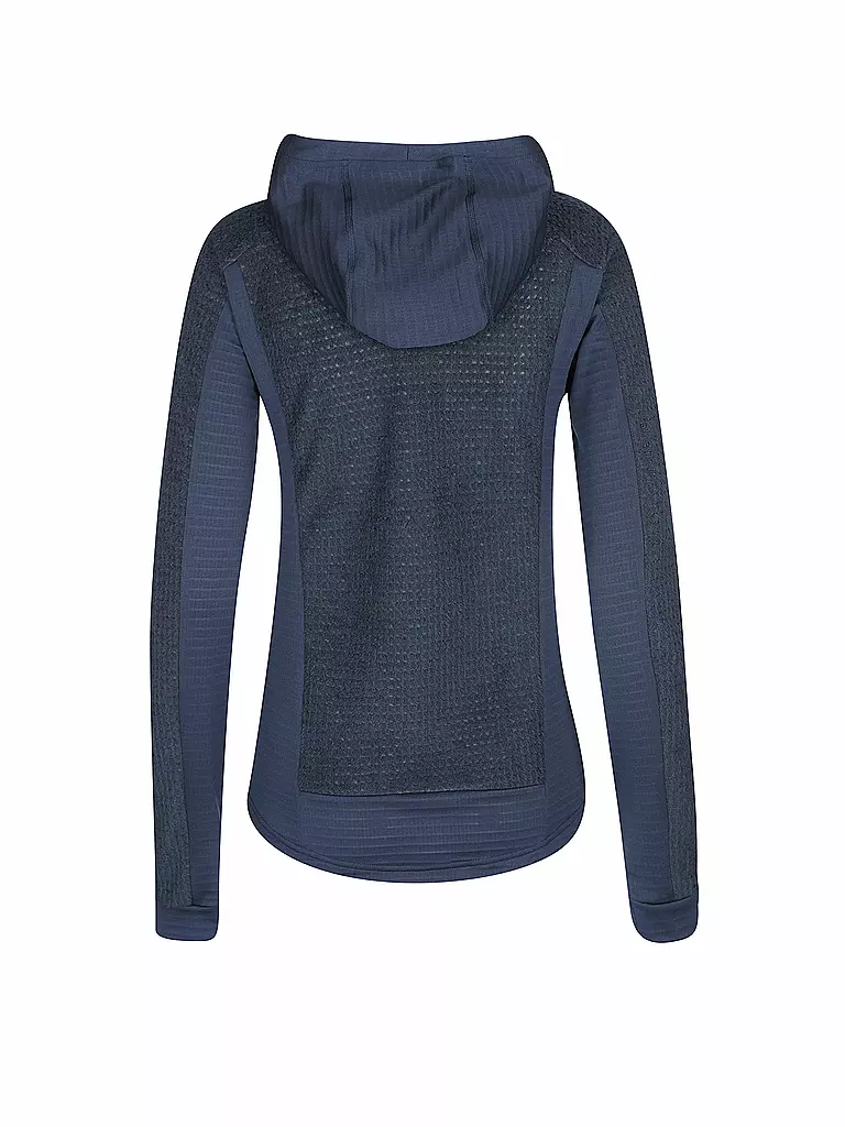 NORRØNA | Damen Fleecejacke falketind  alpha120 Zip Hoodie | blau