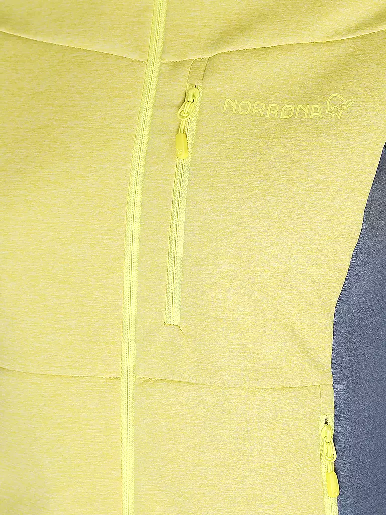 NORRØNA | Damen Fleecejacke falketind  warm2 Octa Hoodie | gelb